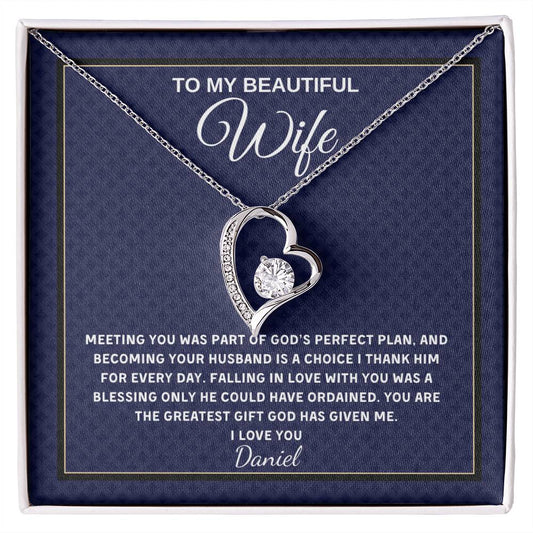 Forever Love Necklace - Personalized Gift for Wife