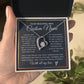 Personalized Gift to my Wife Forever Love Necklace 14k Gold Finish
