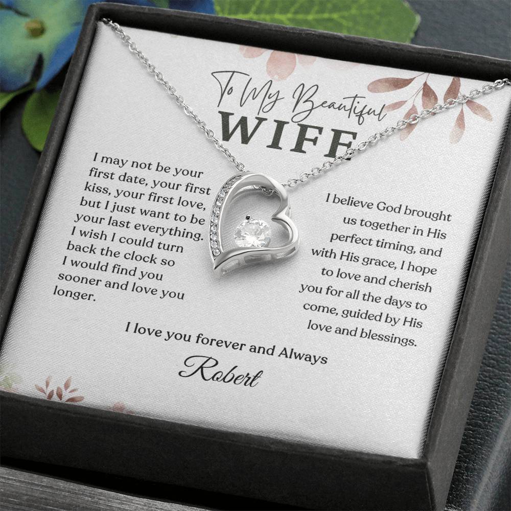 Forever Love Necklace - Personalized Gift to My Wife