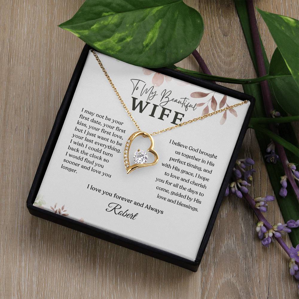 Forever Love Necklace - Personalized Gift to My Wife