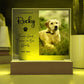 Personalized Pet Memorial LED Plaque