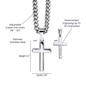 Grandson cross necklace packaging — faith jewelry gift from grandma | The Faith World