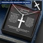 Father to Daughter Christian Gifts – Personalized Cross Necklace
