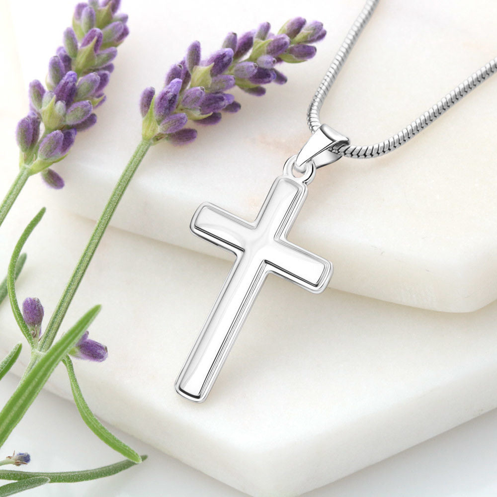 To Our Beloved Daughter Cross Necklace