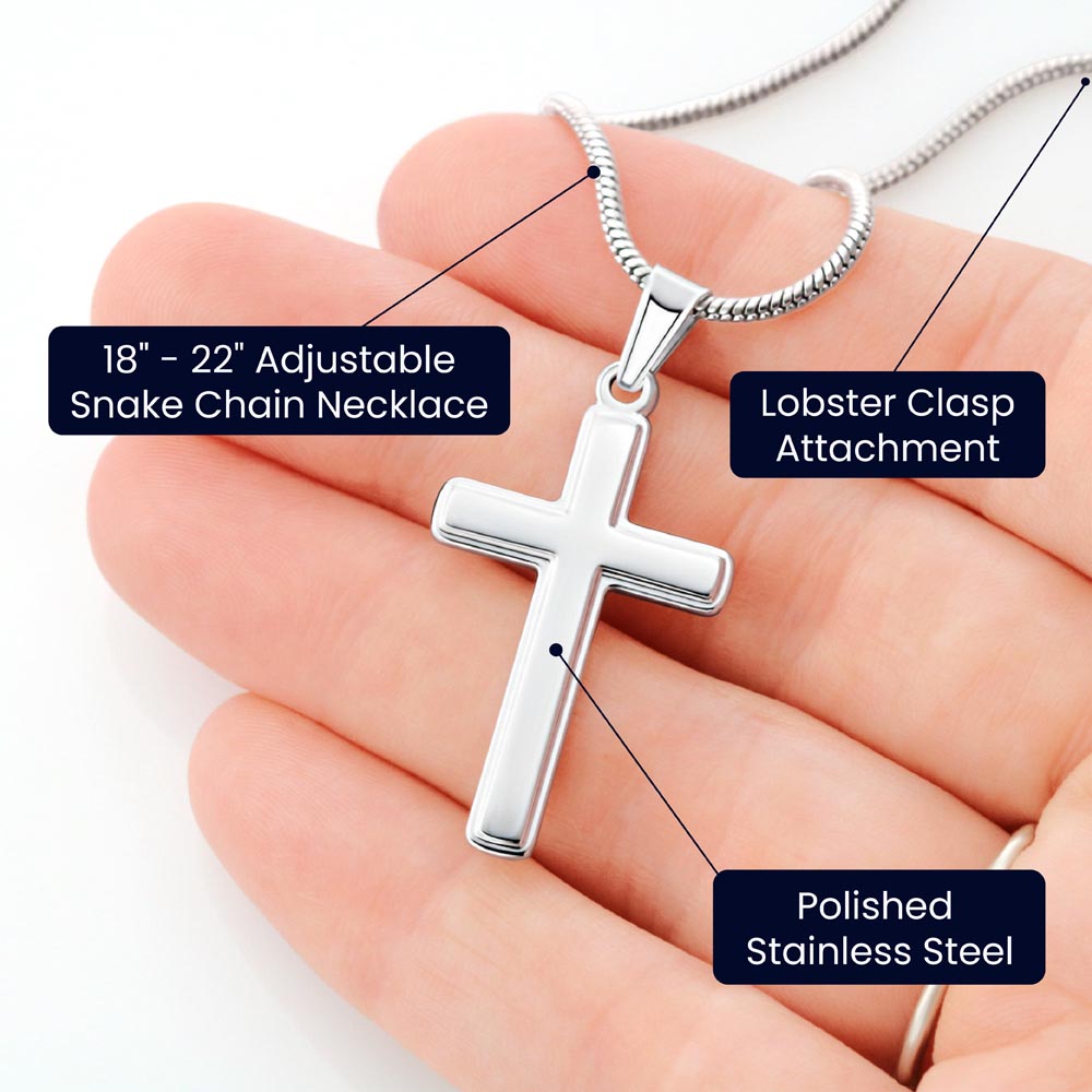 Beloved Daughter Cross Necklace