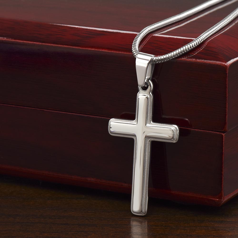 To Our Beloved Daughter Cross Necklace