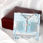 To Our Beloved Daughter Cross Necklace