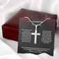 Beloved Daughter cross necklace — personalized Christian gift | The Faith World