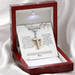 Eternal Love Cross Necklace for Daughter From Mom