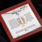 Eternal Love Cross Necklace for Daughter From Mom